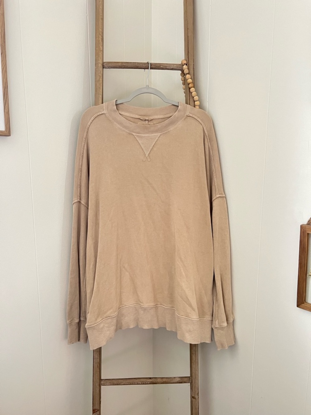Women’s Aerie Casual Crewneck Sweatshirt - Taupe
